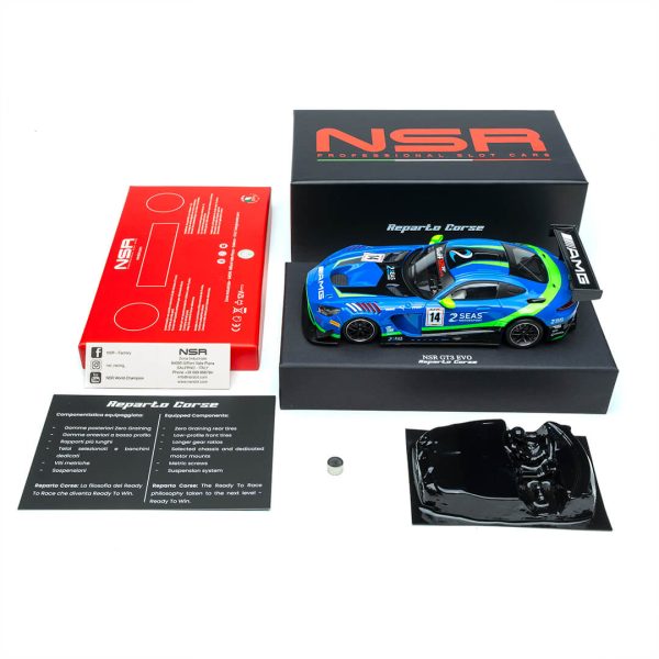 NSR AMG GT3 EVO 2SEAS ABU DHABI 12H 2023 #14  AW “REPARTO CORSE” –  FOR PLASTIC TRACKS