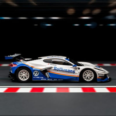 CORVETTE C8.R ROTHMANS LIVERY blue #77