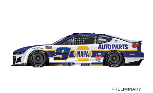 NASCAR Camaro NextGen ZL1 "Hendrick Motorsports, Chase Elliott, No.9" Season 2026