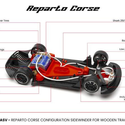 ASV LE MANS 2014 #98 GTE AM RACING DEPARTMENT- SW-SETUP WOODEN TRACK
