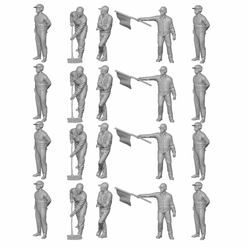 Marshals x20 Figurines