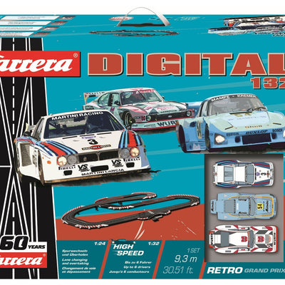 Carrera DIGITAL 1/32 Retro Grand Prix Set 9.3m