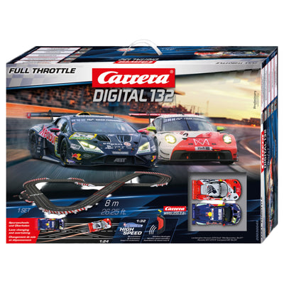 Carrera DIGITAL 1/32 Full Throttle 8m Slot Car Set