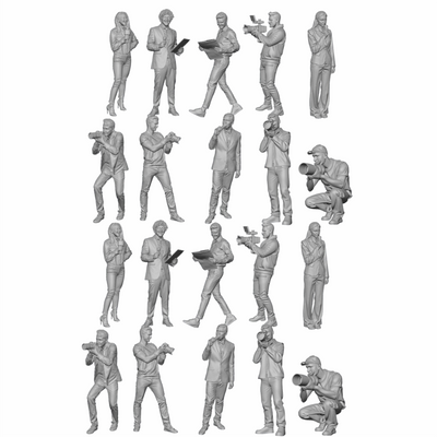 Reporters  x20 Figurines