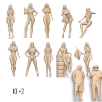 Betty Pitlane Girl Set x 20