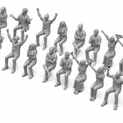 F1 CHEERING CROWD