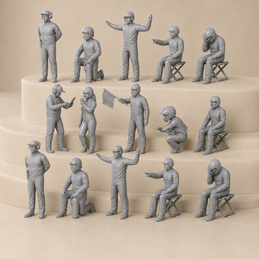 Pit Crew  x20 Figurines