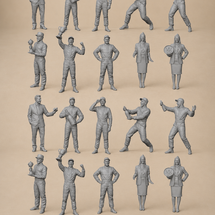 Podium  x20 Figurines