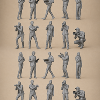 Reporters  x20 Figurines