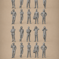 Team Staff  x20 Figurines