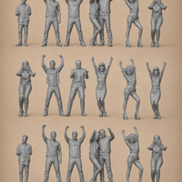 Celebrating Standing  x20 Figurines