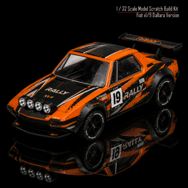 Slotwagen Fiat x1/9 Dallara RT E49 FULL PRO KIT