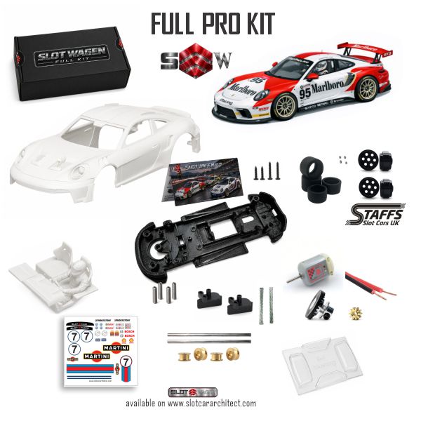 Slotwagen Porsc 911 version Body Kit  PRO FULL KIT