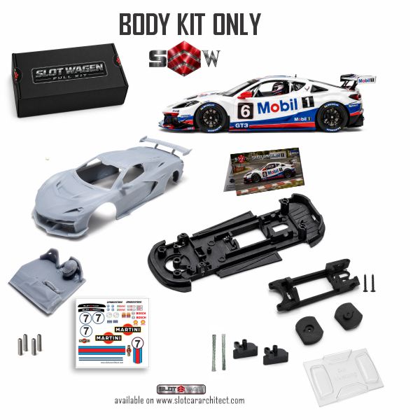 Slotwagen Corvette C8R Z1 version  Body Kit