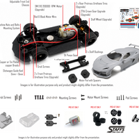 Slotwagen Corvette C8R Z1 version  Body Kit