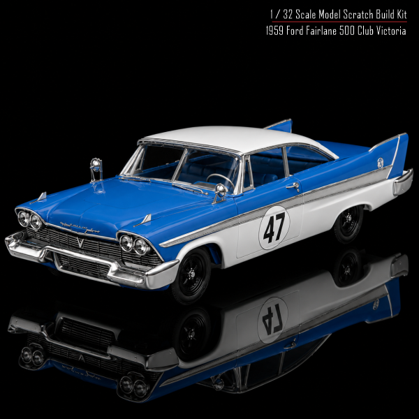 Slotwagen 1959 Ford Fairlane 500 Club Victoria FULL PRO KIT