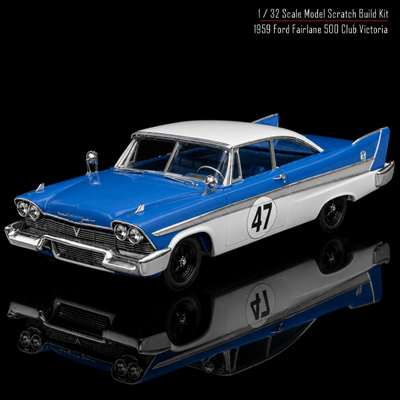 Slotwagen 1959 Ford Fairlane 500 Club Victoria FULL PRO KIT