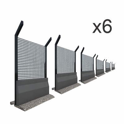 Barrier Walls x6