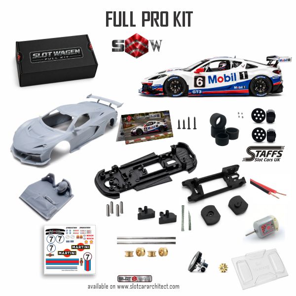 Slotwagen Corvette C8R Z1 version Body Kit  PRO FULL KIT