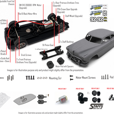 SlotWagen Hudson Hornet Full Pro Kit