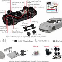 Slotwagen Porsc 911 version Body Kit  PRO FULL KIT