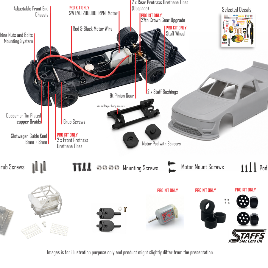 SlotWagen Thunder Truck Full Kit